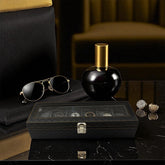 🕰️ Premium Leather Watch Storage Box – 6 Slot Organizer ✨